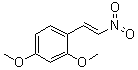 2,4-二甲氧基-1-[(1E)-2-硝基乙烯基]苯分子结构 (CAS 37630-19-6)