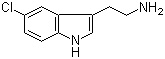 structure of CAS# 3764-94-1, 5-Chloro-1H-indole-3-ethanamine