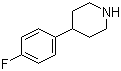 4-(4-氟苯基)哌啶分子结构 (CAS 37656-48-7)