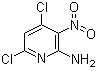 4,6-Dichloro-3-nitro-2-pyridinamine molecular structure (CAS 37660-64-3)