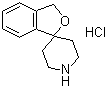 3H-螺[异苯并呋喃-1,4'-哌啶]盐酸盐分子结构 (CAS 37663-44-8)