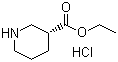 (R)-Piperidine-3-carboxylic acid ethyl ester hydrochloride molecular structure (CAS 37675-19-7)