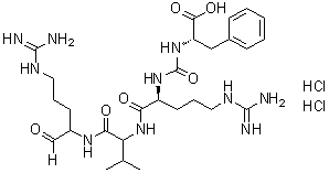 structure of CAS# 37682-72-7, Antipain dihydrochloride
