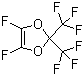 4,5-二氟-2,2-二(三氟甲基)-1,3-二氧杂环戊烯分子结构 (CAS 37697-64-6)