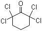 2,2,6,6-Tetrachlorocyclohexanone molecular structure (CAS 3776-30-5)