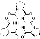structure of CAS# 37783-51-0, 环(L-脯氨酰甘氨酰-L-脯氨酰甘氨酰-L-脯氨酰甘氨酰)