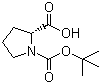 structure of CAS# 37784-17-1, Boc-D-脯氨酸