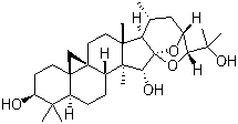 升麻醇分子结构 (CAS 3779-59-7)