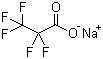 structure of CAS# 378-77-8, Sodium pentafluoropropionate