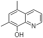 structure of CAS# 37873-29-3, 5,7-Dimethyl-8-hydroxyquinoline