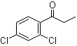 structure of CAS# 37885-41-9, 2',4'-Dichloropropiophenone