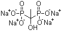 羟基亚乙基二膦酸四钠分子结构 (CAS 3794-83-0)