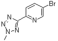 CAS # 380380-64-3, 5-Bromo-2-(2-methyl-2H-tetrazol-5-yl)pyridine, 2-(2-Methyl-5-tetrazolyl)-5-bromopyridine