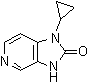 structure of CAS# 380605-29-8, 1-Cyclopropyl-1,3-dihydro-2H-imidazo[4,5-c]pyridin-2-one