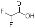 CAS # 381-73-7, Difluoroacetic acid, 2,2-difluoroacetic acid