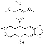 苦鬼臼毒醇分子结构 (CAS 3811-15-2)