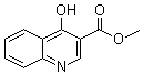 structure of CAS# 38113-86-9, 4-Hydroxy-3-quinolinecarboxylic acid methyl ester