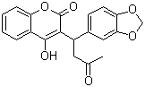 3-[1-(1,3-Benzodioxol-5-yl)-3-oxobutyl]-4-hydroxy-2H-1-benzopyran-2-one molecular structure (CAS 38114-66-8)