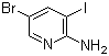 structure of CAS# 381233-96-1, 2-Amino-5-bromo-3-iodopyridine