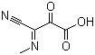 (E)-3-Cyano-3-(methylimino)-2-oxopropanoic acid molecular structure (CAS 38157-71-0)