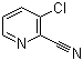 structure of CAS# 38180-46-0, 2-Cyano-3-chloropyridine