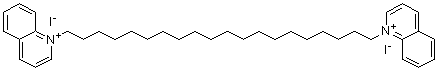 CAS # 3819-24-7, 1,1'-Eicosamethylenebis[quinolinium iodide]