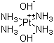 structure of CAS# 38201-97-7, Tetraammineplatinum dihydroxide