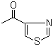 4-乙酰基噻唑分子结构 (CAS 38205-66-2)