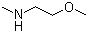 structure of CAS# 38256-93-8, 2-Methoxy-N-methyl-1-ethanamine