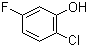 structure of CAS# 3827-49-4, 2-氯-5-氟苯酚