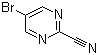 structure of CAS# 38275-57-9, 5-Bromopyrimidine-2-carbonitrile