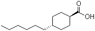 structure of CAS# 38289-30-4, 反式-4-己基环己烷甲酸