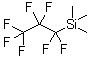 structure of CAS# 3834-42-2, Trimethyl(heptafluoropropyl)silane