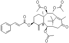 紫杉宁分子结构 (CAS 3835-52-7)