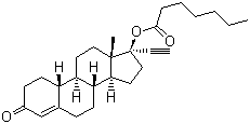 structure of CAS# 3836-23-5, Norethisterone enanthate
