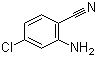 structure of CAS# 38487-86-4, 2-Amino-4-chlorobenzonitrile