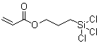 [3-(丙烯酰氧基)丙基]三氯硅烷分子结构 (CAS 38595-89-0)