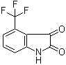 4-(三氟甲基)靛红分子结构 (CAS 386-73-2)