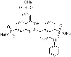 酸性蓝 92分子结构 (CAS 3861-73-2)