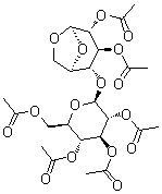 CAS # 38631-27-5, Cellobiosan hexaacetate, 1,6-Anhydro-beta-cellobiose hexaacetate