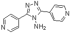 structure of CAS# 38634-05-8, 4-Amino-3,5-bis(4-pyridyl)-1,2,4-triazole