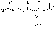 紫外线吸收剂 UV-327分子结构 (CAS 3864-99-1)
