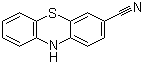 structure of CAS# 38642-74-9, 2-Cyano-phenothiazine