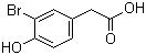 structure of CAS# 38692-80-7, 3-Bromo-4-hydroxyphenylacetic acid