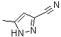 5-Methyl-1H-pyrazole-3-carbonitrile molecular structure (CAS 38693-82-2)