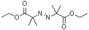 CAS # 3879-07-0, Ethyl azodiisobutyrate, Diethyl 2,2'-azobis[2-methylpropionate], Diethyl 2,2'-azobisisobutyrate, Diethyl azodiisobutyrate, Diethylazobisisobutyrate