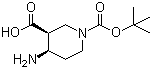 CAS 登录号：388108-90-5, (3S,4R)-4-氨基-1,3-哌啶二甲酸 1-叔丁酯