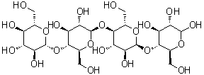 structure of CAS# 38819-01-1, Cellotetraose