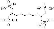 CAS # 38820-59-6, HDTMP hexapotassium salt, Hexamethylenediamine tetra(methylene phosphonic acid) hexapotassium salt, K6HDTMP