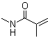 structure of CAS# 3887-02-3, N-甲基甲基丙烯酰胺